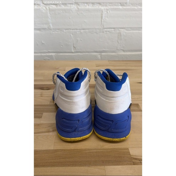 Under Armour Curry 3 Dub Nation Home/Ultra Blue - Size 10.5 - Picture 3 of 8